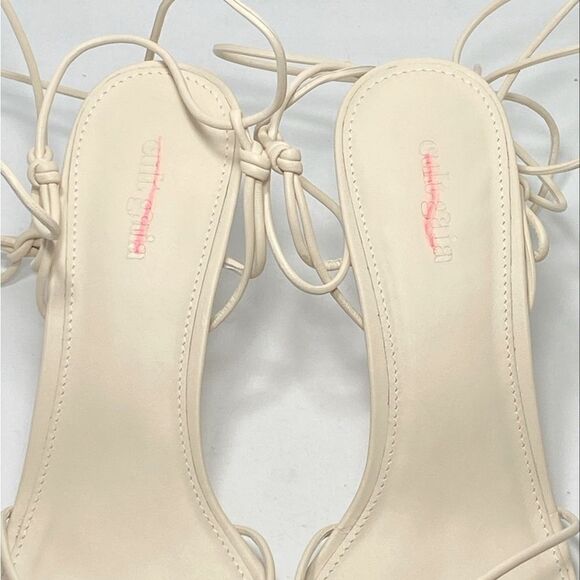 Cult Gaia Sanam Leather Lace-Up Sandals size 39.5 - Picture 8 of 12